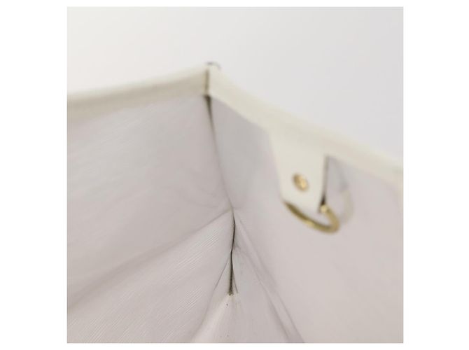LOUIS VUITTON Epi Plage Lagoon Bay Tote Bag White Clear M92151 LV Auth 182775A Bianco - vista 18
