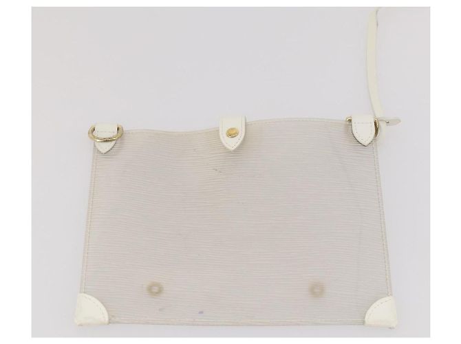 LOUIS VUITTON Epi Plage Lagoon Bay Tote Bag White Clear M92151 LV Auth 182775A Bianco - vista 20