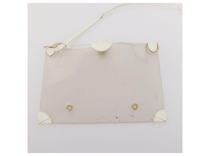 LOUIS VUITTON Epi Plage Lagoon Bay Tote Bag White Clear M92151 LV Auth 182775A Bianco - vista 21