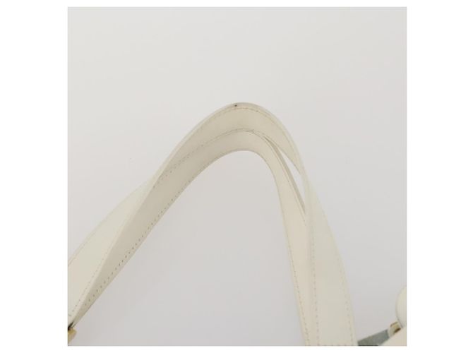 LOUIS VUITTON Epi Plage Lagoon Bay Tote Bag White Clear M92151 LV Auth 182775A Bianco - vista 8