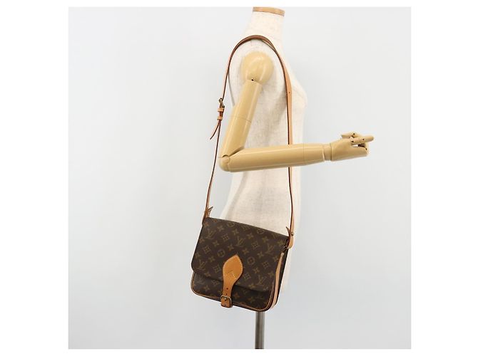 LOUIS VUITTON Monogram Cartouchiere MM Shoulder Bag M51253 LV Auth 183209 Monogramma - vista 26