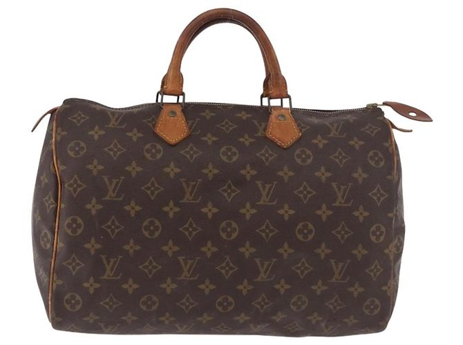 LOUIS VUITTON Borsa Monogram Speedy 35 M41524 LV Auth 183086 Monogramma - vista 13