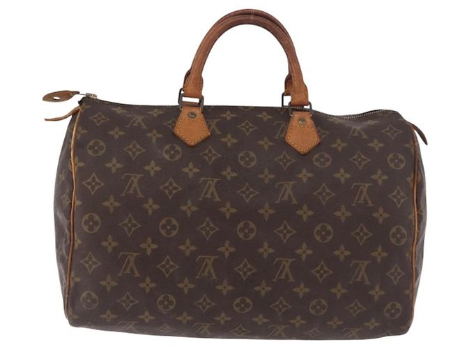 LOUIS VUITTON Borsa Monogram Speedy 35 M41524 LV Auth 183086 Monogramma - vista 2