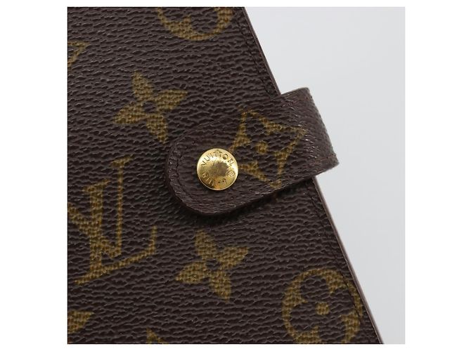 LOUIS VUITTON Monogram Agenda PM Day Planner Cover R20005 LV Auth BA13428 Monograma - vista 17