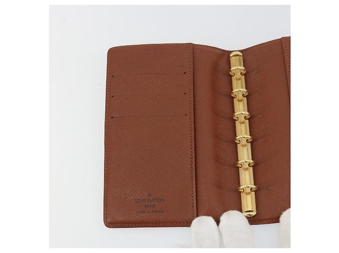 LOUIS VUITTON Monogram Agenda PM Day Planner Cover R20005 LV Auth BA13428 Monograma - vista 19