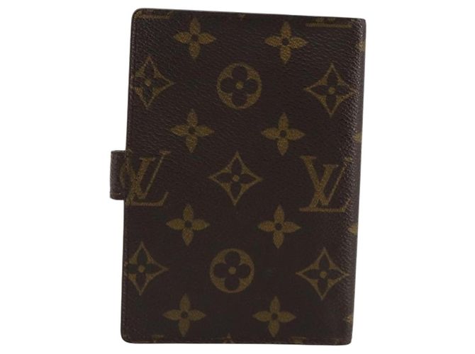 LOUIS VUITTON Monogram Agenda PM Day Planner Cover R20005 LV Auth BA13428 Monograma - vista 2