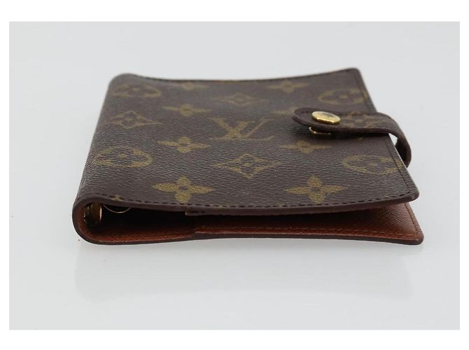 LOUIS VUITTON Monogram Agenda PM Day Planner Cover R20005 LV Auth BA13428 Monograma - vista 6