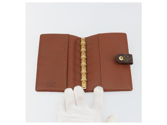 LOUIS VUITTON Monogram Agenda PM Day Planner Cover R20005 LV Auth BA13428 Monograma - vista 8
