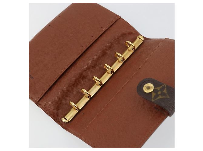 LOUIS VUITTON Monogram Agenda PM Day Planner Cover R20005 LV Auth BA13428 Monograma - vista 9