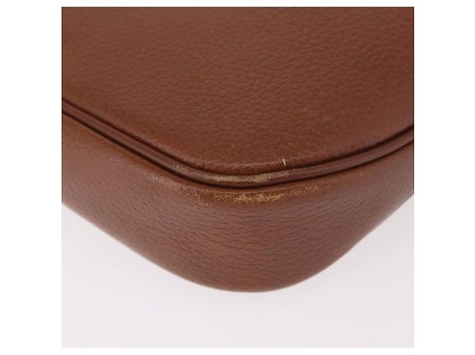 Borsa a tracolla Burberry in pelle marrone oro Auth ep14756 D'oro - vista 15