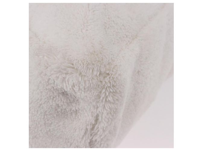 Borsa Tote PRADA Pile White Silver Auth 184897V Argento Bianco - vista 16