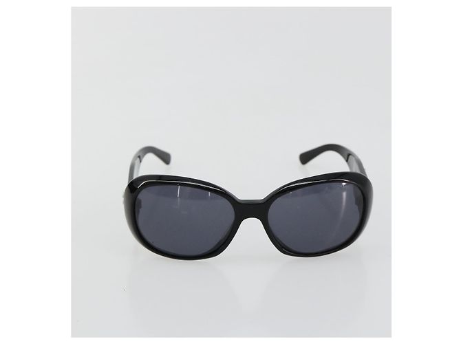 Occhiali da sole CHANEL Camelia in plastica Nero CC Auth BA13438 - vista 13