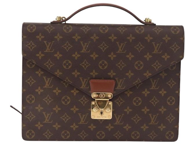 LOUIS VUITTON Monogram Porte Documents Bandouliere Bag M53338 LV Auth 184557 Monogramma - vista 13