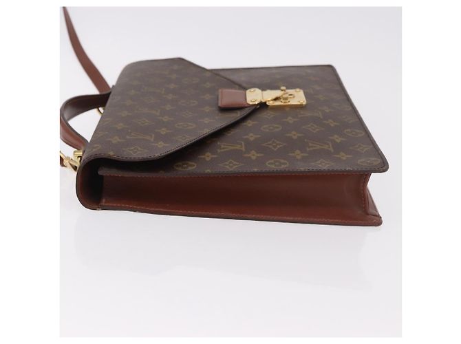 LOUIS VUITTON Monogram Porte Documents Bandouliere Bag M53338 LV Auth 184557 Monogramma - vista 4