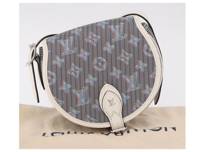 LOUIS VUITTON Monogram LV Pop Tumbutan Shoulder Bag Blue LV Auth 185489SAM Blau - Ansicht 12