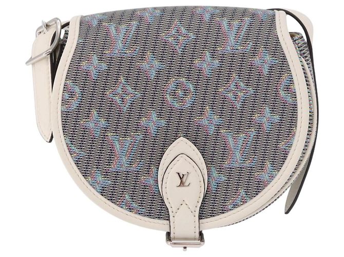 LOUIS VUITTON Monogram LV Pop Tumbutan Shoulder Bag Blue LV Auth 185489SAM Blau - Ansicht 13