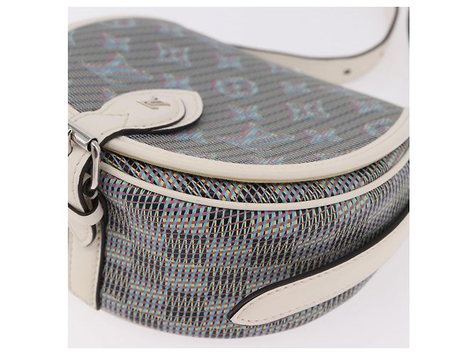 LOUIS VUITTON Monogram LV Pop Tumbutan Shoulder Bag Blue LV Auth 185489SAM Blau - Ansicht 15