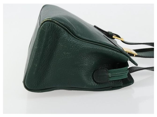 Borsa a mano Burberry in pelle verde e oro Autentica BA13284 D'oro - vista 3