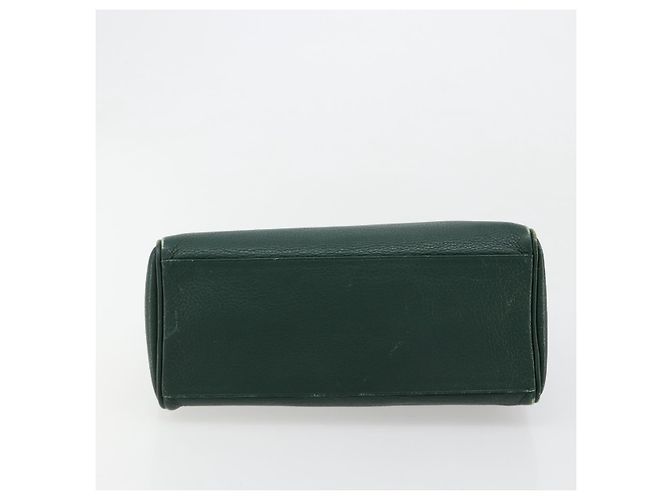 Borsa a mano Burberry in pelle verde e oro Autentica BA13284 D'oro - vista 5