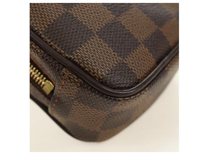 LOUIS VUITTON Damier Ebene Etui Okapi GM Pouch N61737 LV Auth 184569V - vista 15