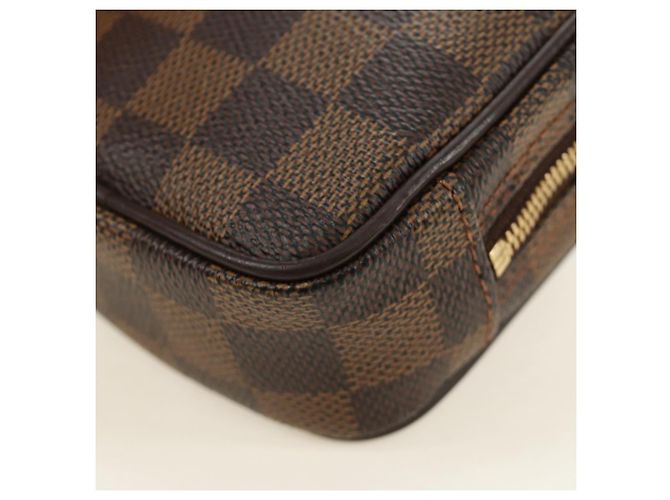 LOUIS VUITTON Damier Ebene Etui Okapi GM Pouch N61737 LV Auth 184569V - vista 16