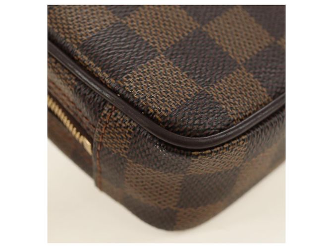 LOUIS VUITTON Damier Ebene Etui Okapi GM Pouch N61737 LV Auth 184569V - vista 17