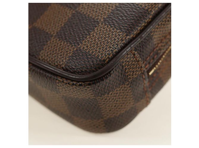 LOUIS VUITTON Damier Ebene Etui Okapi GM Pouch N61737 LV Auth 184569V - vista 18