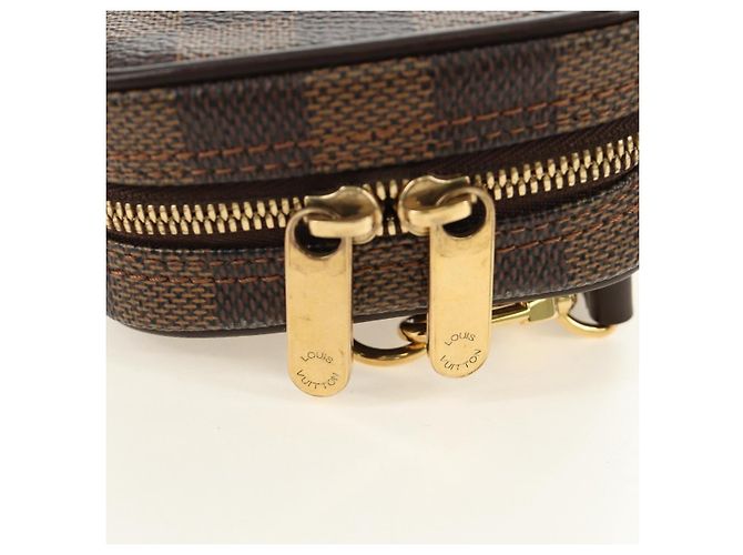 LOUIS VUITTON Damier Ebene Etui Okapi GM Pouch N61737 LV Auth 184569V - vista 20