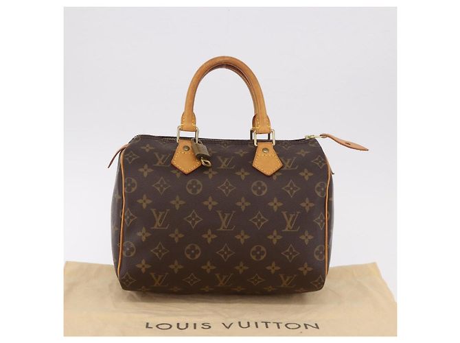 LOUIS VUITTON Borsa Monogram Speedy 25 M41528 LV Auth 184944SAV Monogramma - vista 12