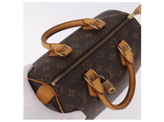 LOUIS VUITTON Borsa Monogram Speedy 25 M41528 LV Auth 184944SAV Monogramma - vista 6