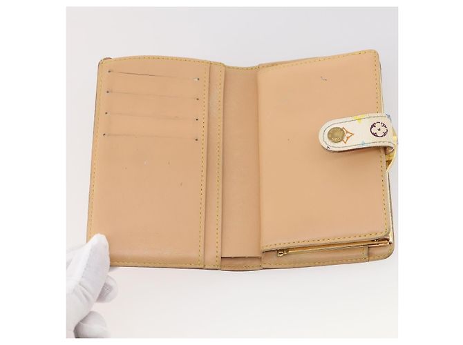LOUIS VUITTON Bulgari Damier Vernis Epi Wallet PVC 7 Set White Blue Auth BA13273 Bianco Bronzo - vista 10