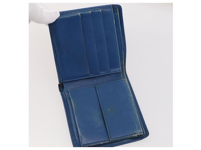 LOUIS VUITTON Bulgari Damier Vernis Epi Wallet PVC 7 Set White Blue Auth BA13273 Bianco Bronzo - vista 7