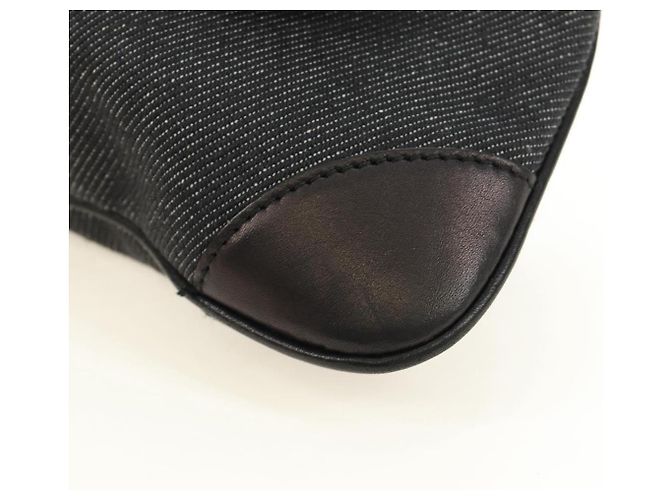 Borsa a Spalla GUCCI Jackie Denim Nero Argento 90667 Auth 184577SAM - vista 15