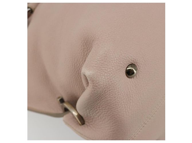 Bolso de mano Salvatore Ferragamo de cuero beige dorado Auth 185164A - vista 15