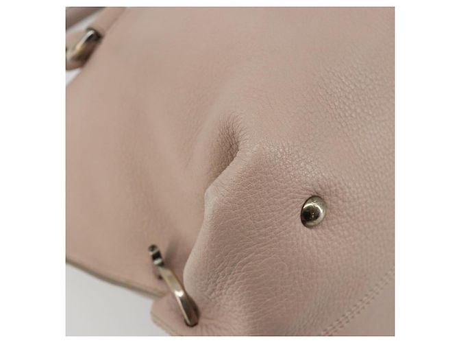 Bolso de mano Salvatore Ferragamo de cuero beige dorado Auth 185164A - vista 17
