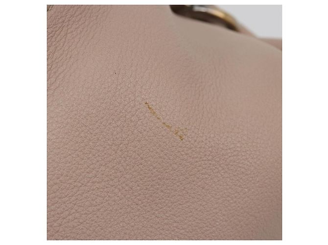 Bolso de mano Salvatore Ferragamo de cuero beige dorado Auth 185164A - vista 9