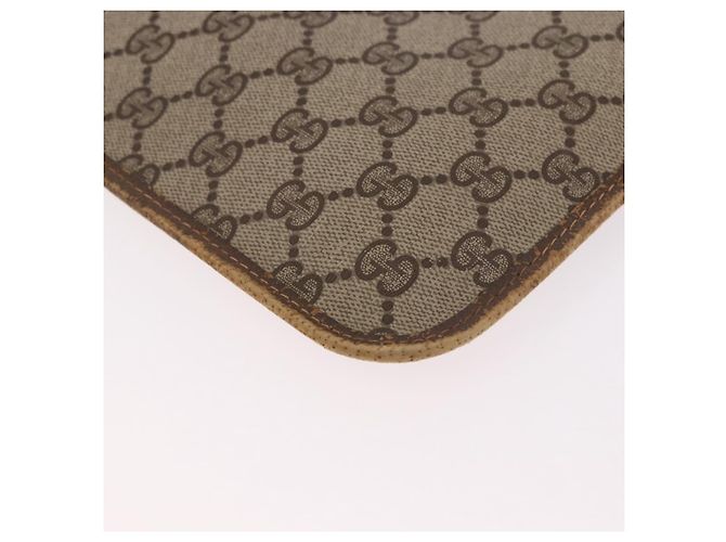 Clutch GUCCI GG Supreme Web Sherry Line PVC Beige 89 02 060 Auth ar13939 - vista 14