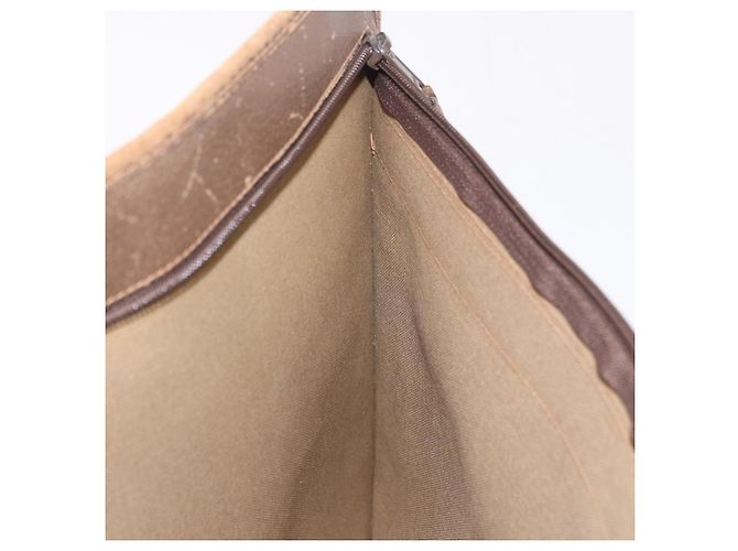 Clutch GUCCI GG Supreme Web Sherry Line PVC Beige 89 02 060 Auth ar13939 - vista 17