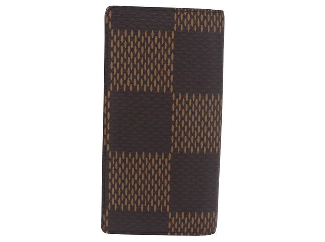 LOUIS VUITTON Damier Ebene Giant LV NIGO Portefeuille Braza Auth 185414SAV - vista 2