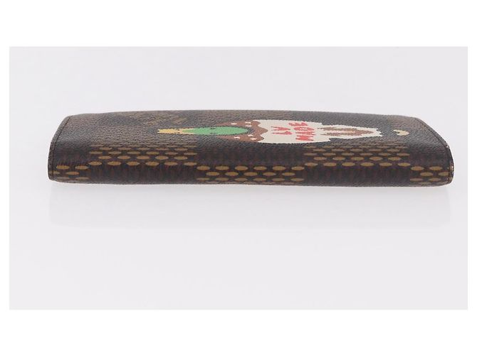 LOUIS VUITTON Damier Ebene Giant LV NIGO Portefeuille Braza Auth 185414SAV - vista 4