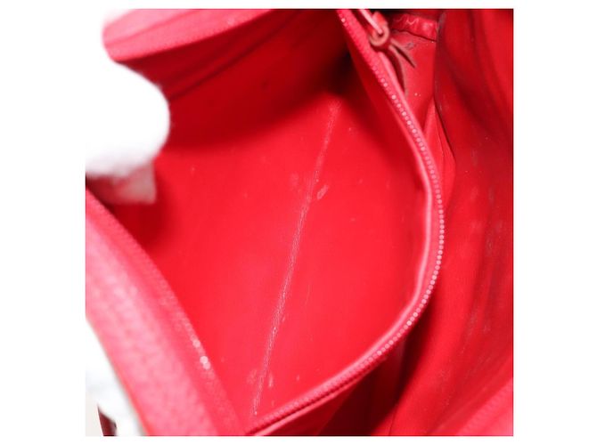 Borsa a tracolla Christian Dior in pelle rossa oro Auth ti3976 Rosso D'oro - vista 23