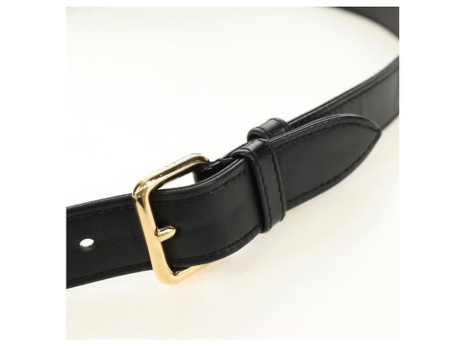 Borsa Christian Dior Lady Dior in pelle di agnello 2way Nera Oro Auth BA13408V Nero D'oro - vista 9