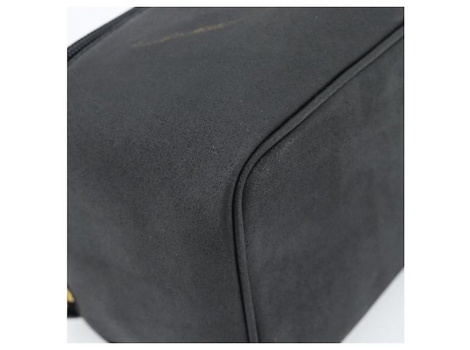 Borsa a Mano Gianni Versace Vanity Pelle Nera e Oro Auth bs35548 Nero D'oro - vista 14