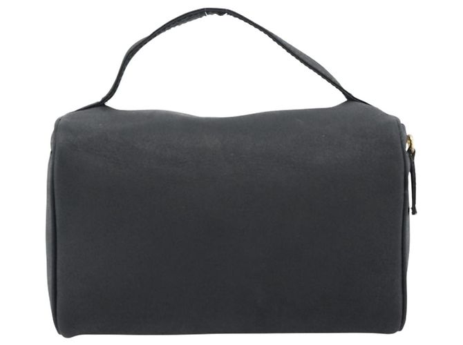 Borsa a Mano Gianni Versace Vanity Pelle Nera e Oro Auth bs35548 Nero D'oro - vista 2