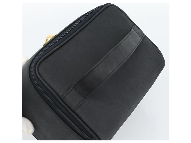 Borsa a Mano Gianni Versace Vanity Pelle Nera e Oro Auth bs35548 Nero D'oro - vista 6