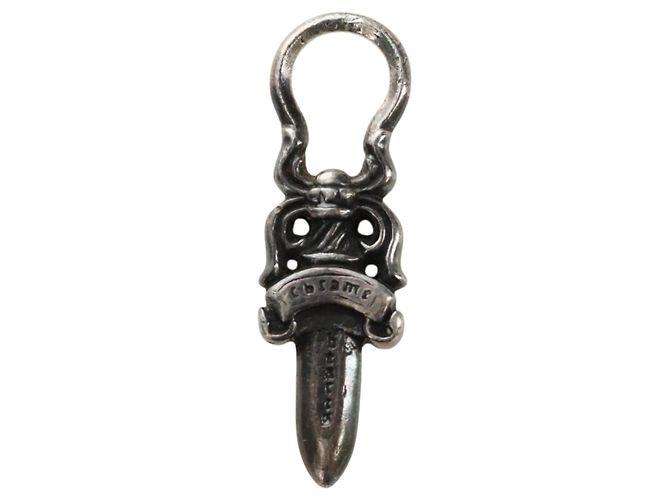 Pendente Ciondolo Daga Chrome Hearts Top Ag925 Silver Auth 184246M Argento - vista 2