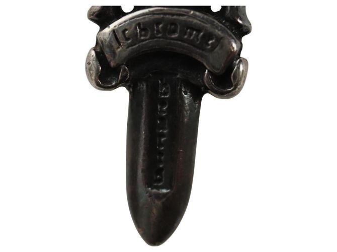 Pendente Ciondolo Daga Chrome Hearts Top Ag925 Silver Auth 184246M Argento - vista 9