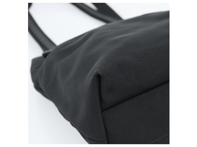 GUCCI Tote Bag Canvas Schwarz Silber 002 1075 Auth ti3969 - Ansicht 14