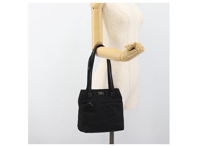 GUCCI Tote Bag Canvas Schwarz Silber 002 1075 Auth ti3969 - Ansicht 24