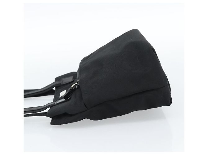 GUCCI Tote Bag Canvas Schwarz Silber 002 1075 Auth ti3969 - Ansicht 3